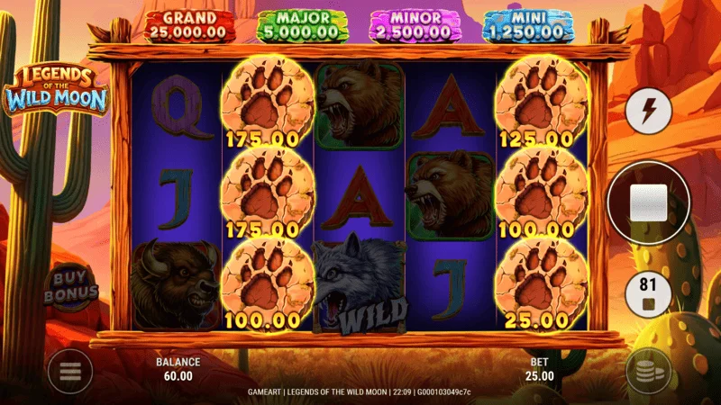 Legends of the Wild Moon - 基本ゲームでの勝利